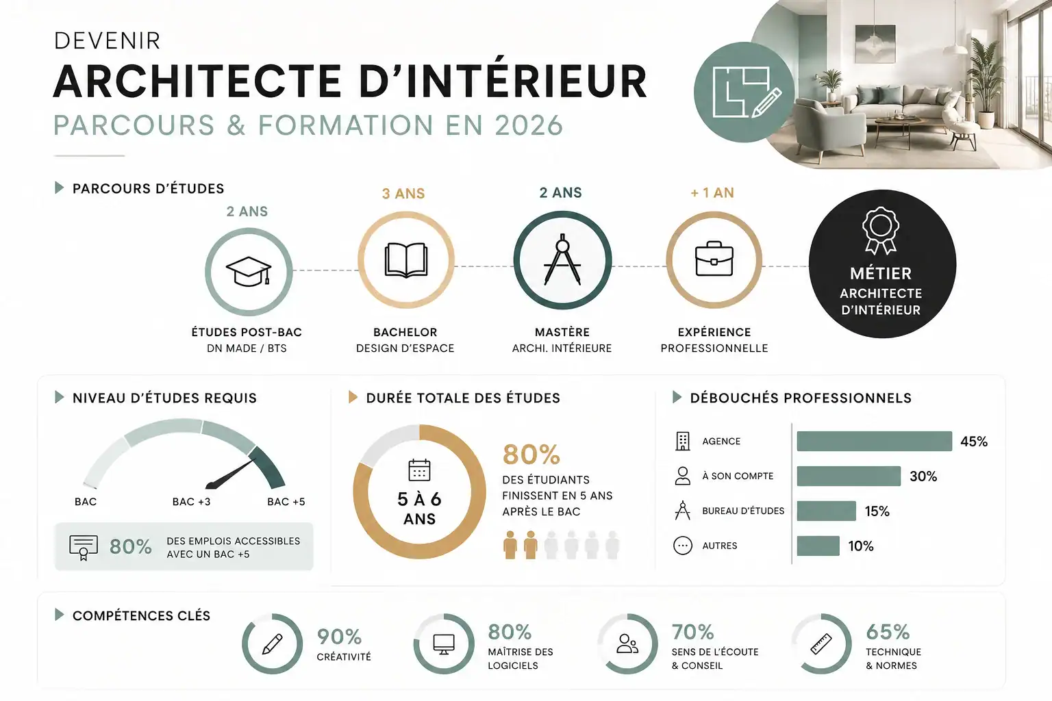 Devenir architecte d'intérieur
