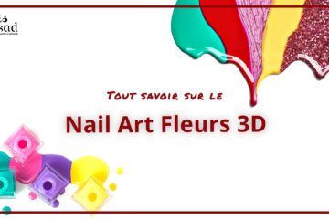 nail art fleurs 3D