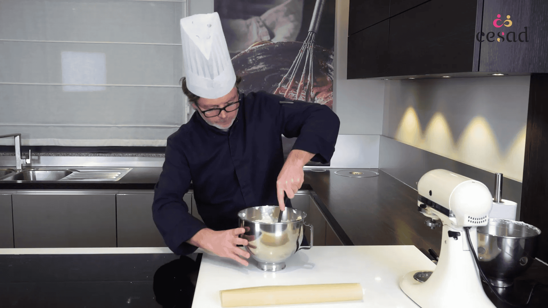 Incorporation de la farine