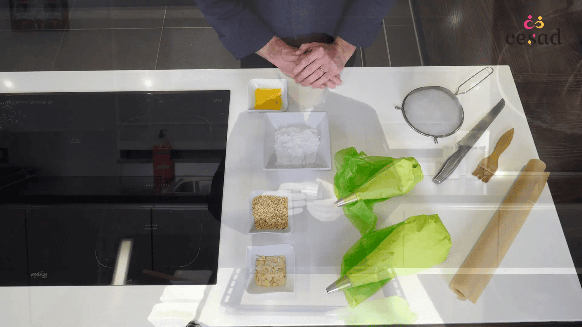 Préparation du four pour la cuisson