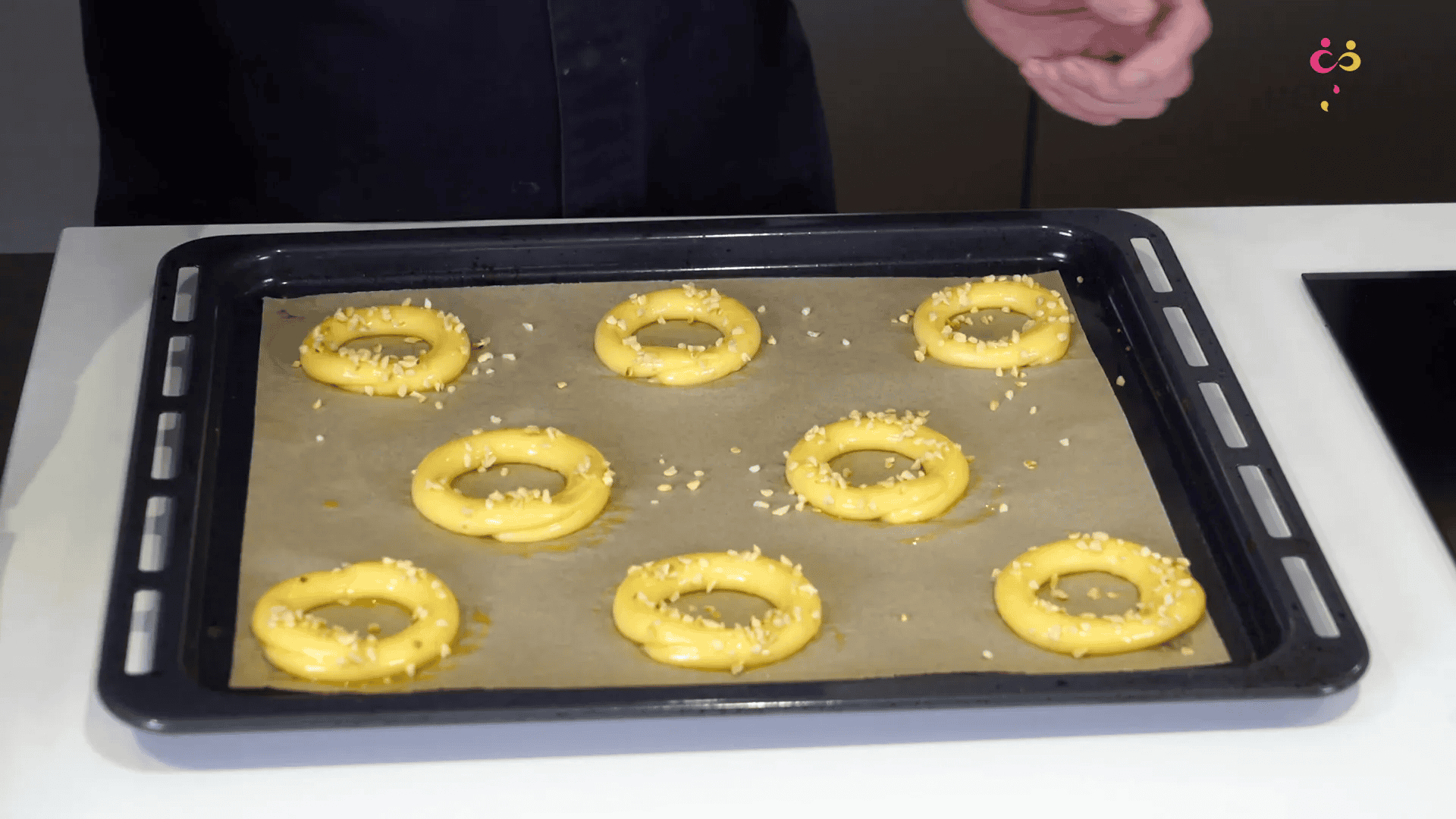 Enfournement des petits Paris-Brest