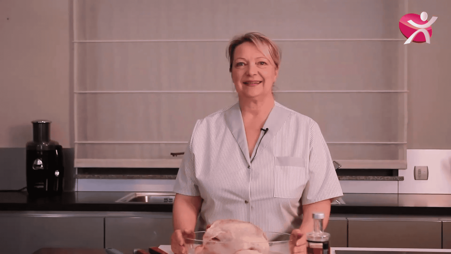 Poulet au four en train de cuire