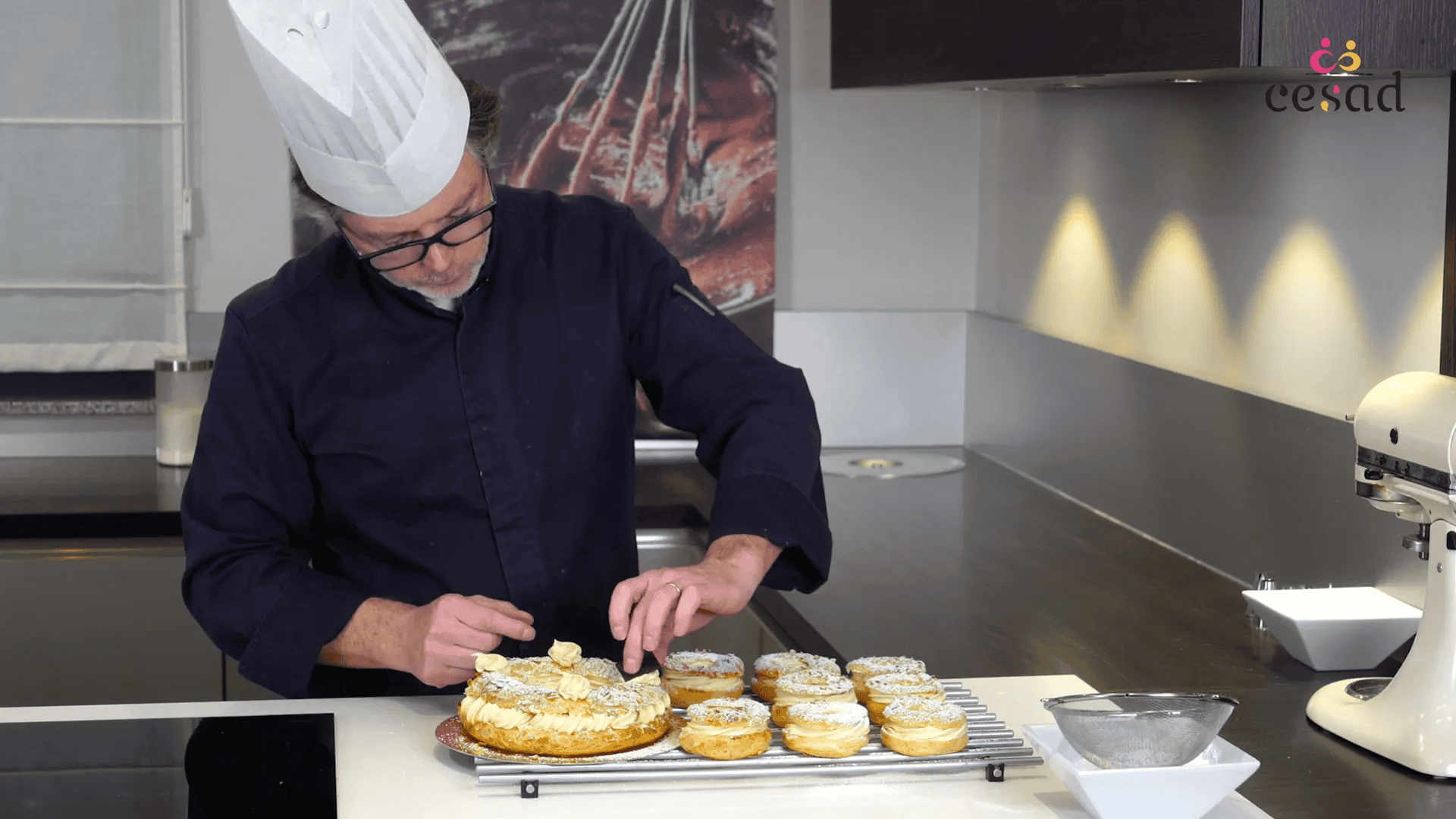 Décoration finale des Paris-Brest
