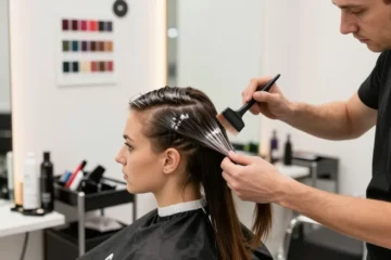 Coloration chez le coiffeur